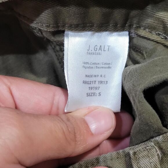 John Galt Brandy Melville Olive Green Utility Carpenter Pants Women’s Small - Picture 7 of 7